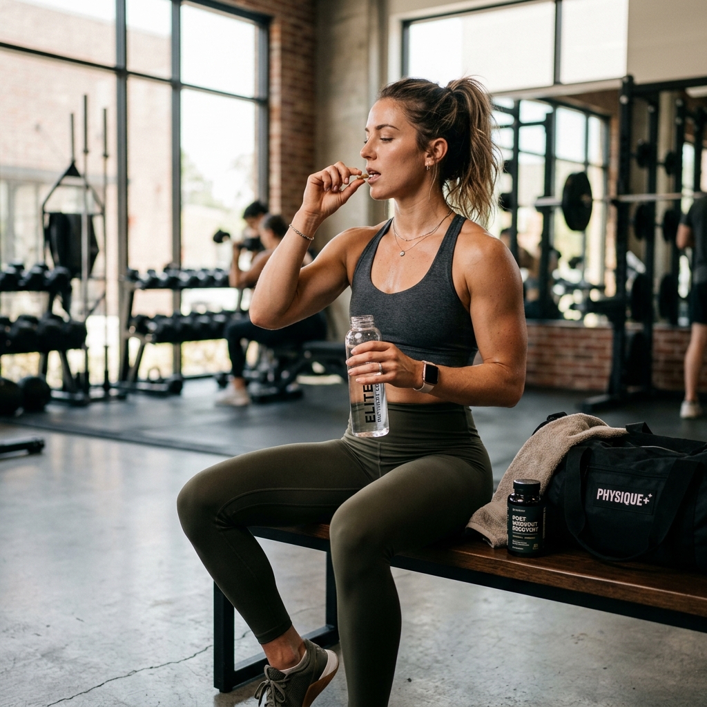 Athlete using BodyHealth PerfectAmino supplement